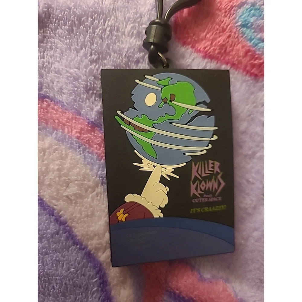 New With Tags Midnight Movies Figural Bag Clip - Killer Klowns From Outer Space